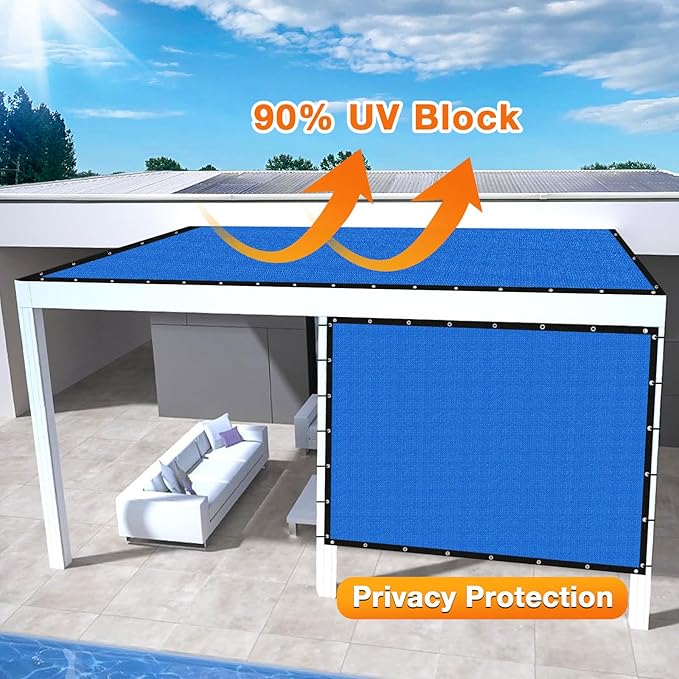 Artpuch Outdoor Pergola Shade Cover 4' X 15' Sun Shade Cloth - Image 3