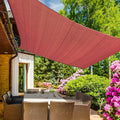 KANAGAWA 12'X14' Rust Red Custom Size Sun Shade Sail Rectangle UV Block Canopy by KANAGAWA