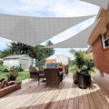 Patio Paradise 11' x 11' x 10'10" Sun Shade Sail Triangle Canopy, Permeable by Patio