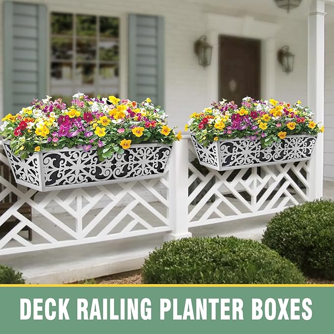 6 Pack 24 Inch Window Boxes Planter - Image 4