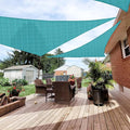 Patio Paradise 10' x 10' x 9'10" Sun Shade Sail Triangle Canopy, Permeable by Patio