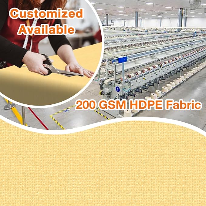 Artpuch Outdoor Pergola Shade Cover 16x21 FT Sun Shade Cloth - Image 2