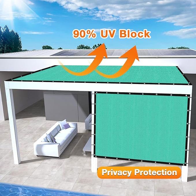 Artpuch Outdoor Pergola Shade Cover 4' X 18' Sun Shade Cloth - Image 3