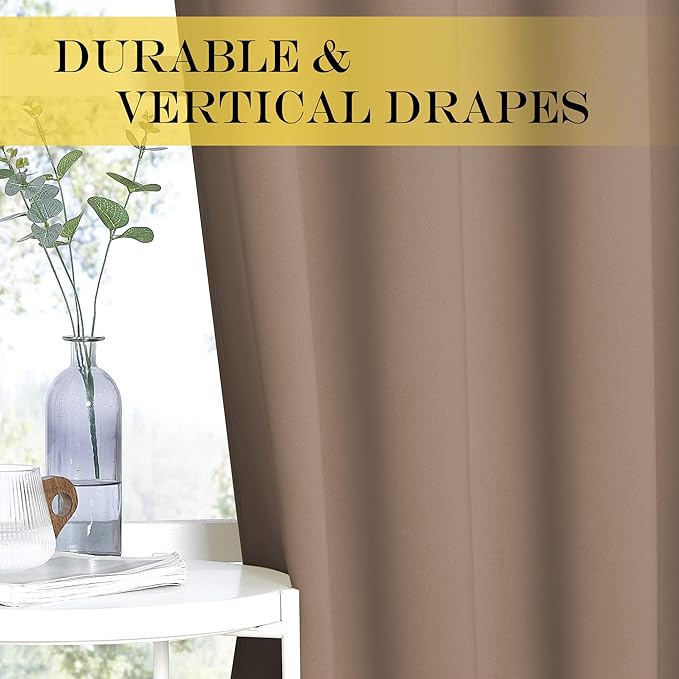 NICETOWN Patio Blackout Curtain Panels - Image 5