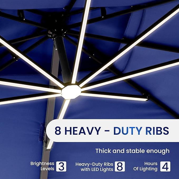 10 X 13 FT Cantilever Patio Umbrella - Image 2