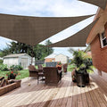 Patio Paradise 16' x 16' x 15'10" Sun Shade Sail Triangle Canopy, Permeable by Patio