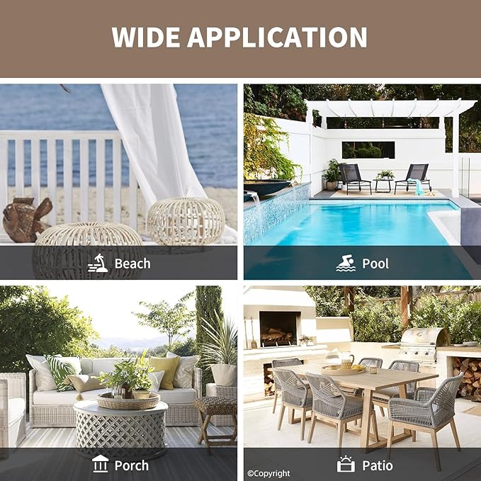 Waterproof Outdoor Curtain W84 x L84 - Image 8