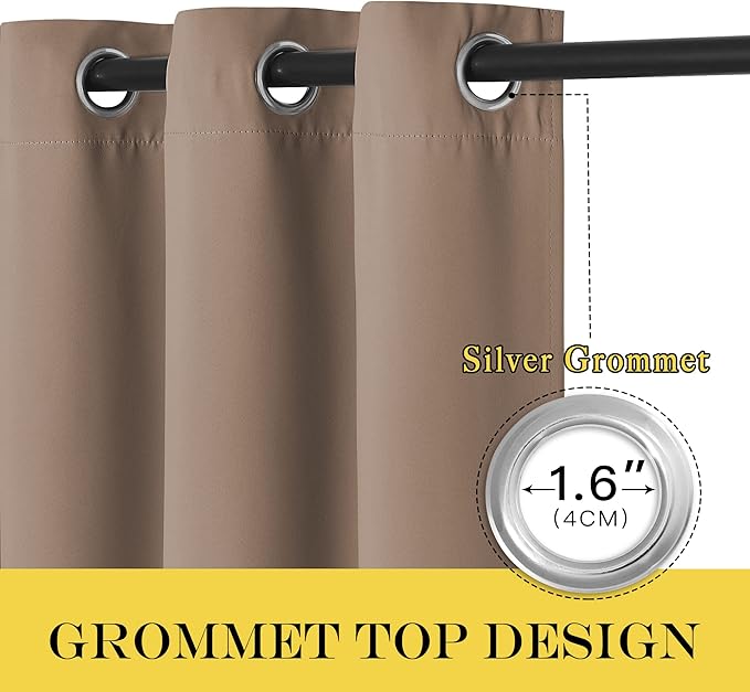 NICETOWN Blackout Room Divider Curtains - Image 6