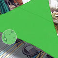 LOVE STORY Right Triangle 12'x24'x26.8' Waterproof Sun Shade Sail Canopy UV by LOVESTORY