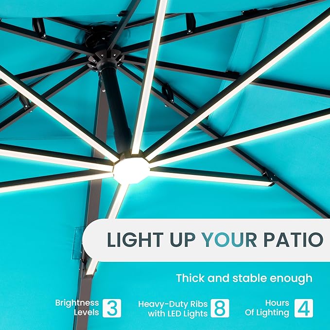 10 X 13 FT Cantilever Patio Umbrella - Image 2