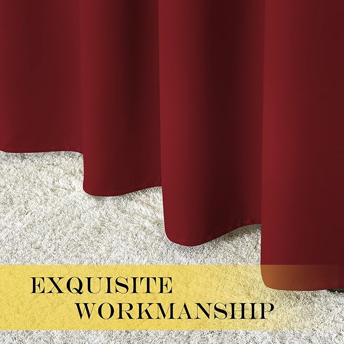 NICETOWN 66 Inch Long Blackout Curtains - Image 5