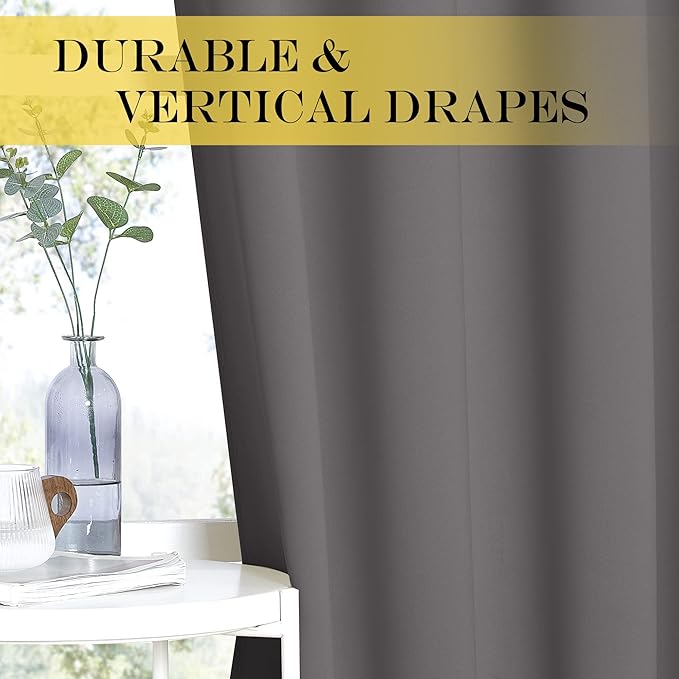 NICETOWN Blackout 118 inch Long Curtain - Image 5