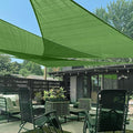 LOVE STORY Custom Size 7'x10'x12.2' Piquant Green Sun Shade Sail Right Triangle by LOVESTORY