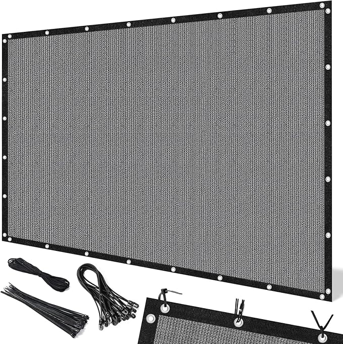 Artpuch 90% Sun Shade Cloth, 10 x 10 FT Pergola Shade Cover Canopy by Artpuch