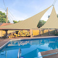 E&K Sunrise 27' x 27' x 27' Sun Shade Sail Triangle Canopy Shade Cover UV Block by EKSUNRISEINC