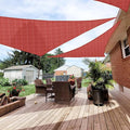 Patio Paradise 5' x 5' x 5' Sun Shade Sail Triangle Canopy Shade Cloth Fabric by Patio
