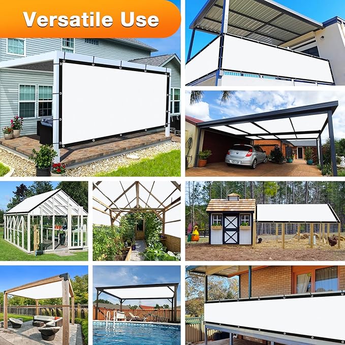 Artpuch Outdoor Pergola Shade Cover 7' X 10' Sun Shade Cloth - Image 6
