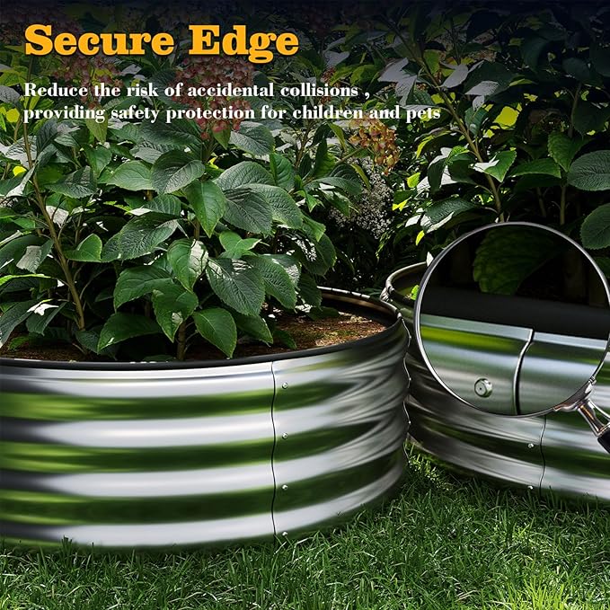 Galvanized Metal Planter Raised Garden Bed Kit - Image 5