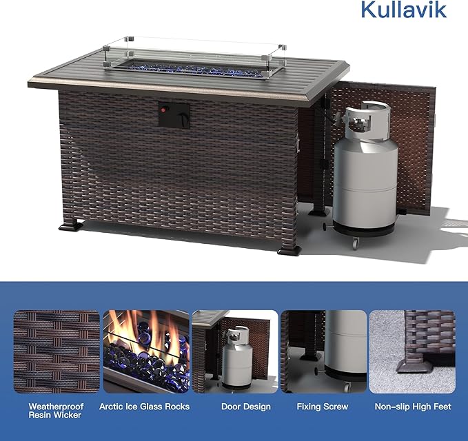 Kullavik 15 Pieces Outdoor Patio Furniture Set - Image 3