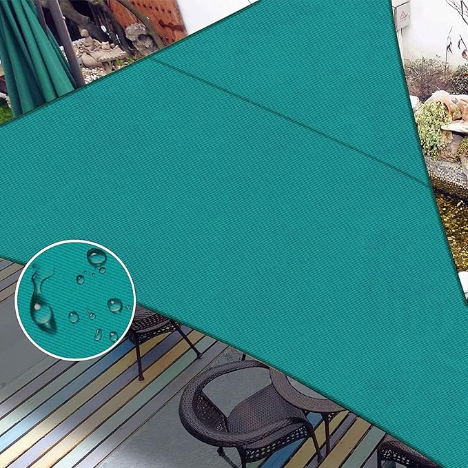 LOVE STORY Right Triangle 5'x7'x8.6' Waterproof Sun Shade Sail Canopy UV Block by LOVESTORY