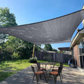 SUNLAX Sun Shade Sail 11' x 20' Dark Grey Rectangle Canopy Sail Shade Cover UV by SUNLAX