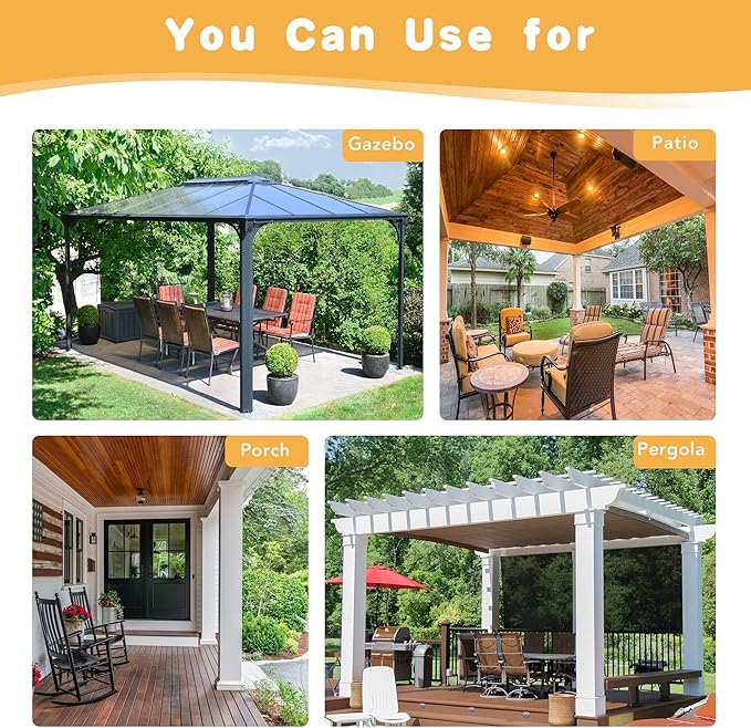HolidayIdeas Outdoor Curtains for Patio Waterproof, 4 Panels - Image 7