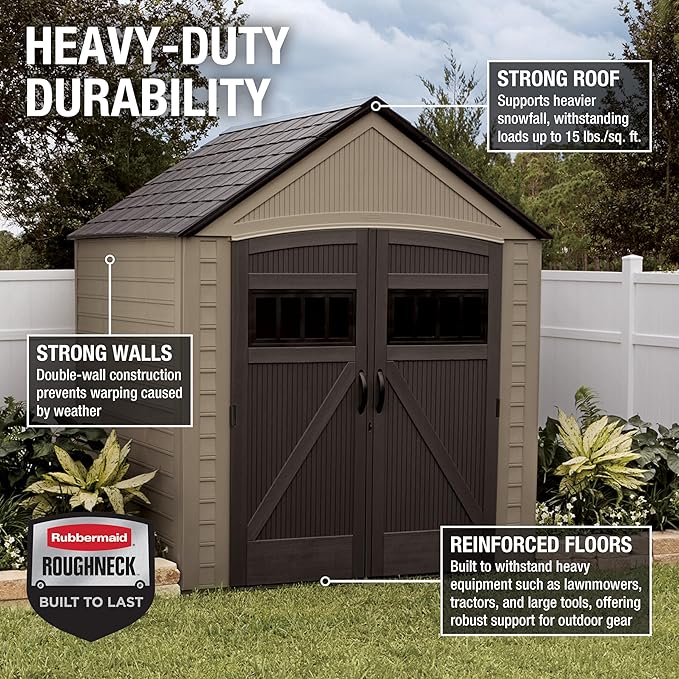 Rubbermaid Resin Outdoor Storage Shed - Image 5