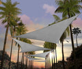 Amgo Custom Size 24' x 24' x 24' Grey Triangle Sun Shade Sail Order to Make by Amgo