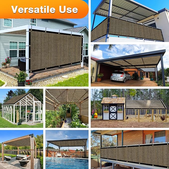 Artpuch Outdoor Pergola Shade Cover 11x18 FT Sun Shade Cloth - Image 6