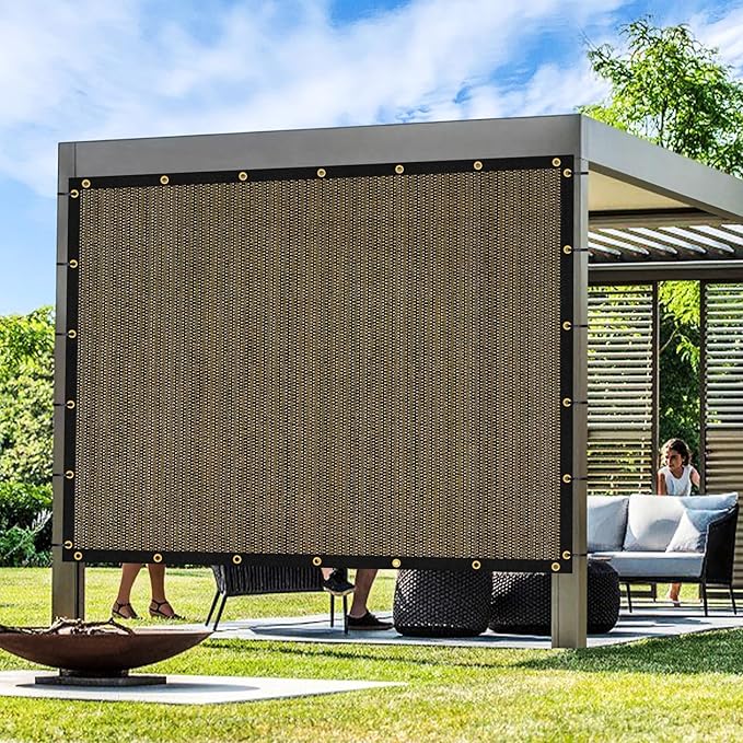 Artpuch Outdoor Pergola Shade Cover 7x23 FT Sun Shade Cloth by Artpuch
