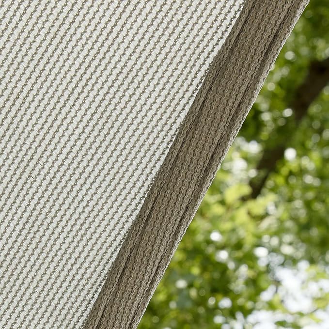 Amgo Custom Size 15' x 15' x 21.2' Grey Right Triangle Sun Shade Sail Order to - Image 8