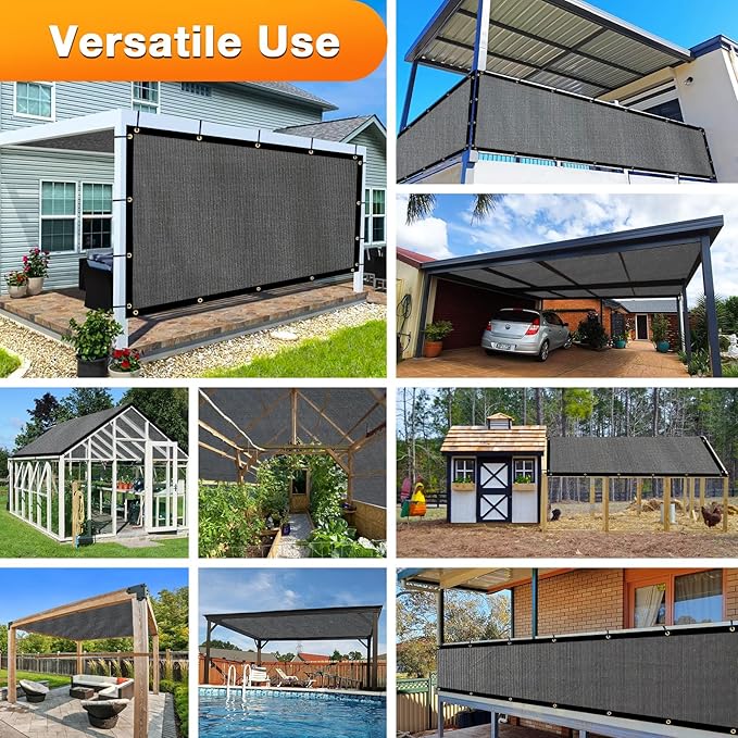 Artpuch Outdoor Pergola Shade Cover 4x13 FT Sun Shade Cloth - Image 6